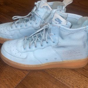 SF Air Force 1 Mid GS 'Ocean Bliss' 6Y (Womens 7.5=Mens 6)